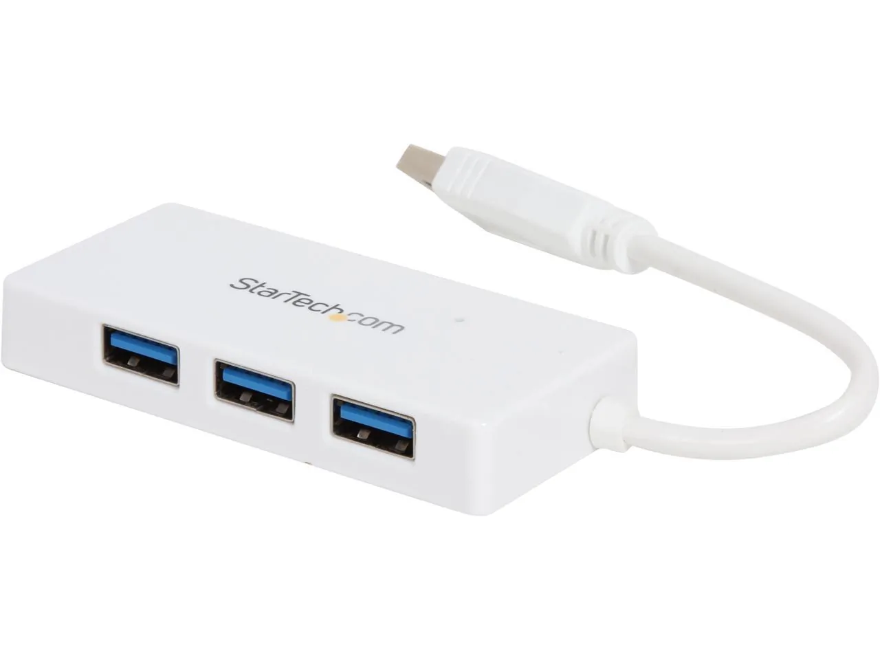 STARTECH ST4300MINU3W — ADD FOUR EXTERNAL USB 3.0 PORTS TO YOUR NOTEBOOK OR ULTRABOOK WITH A SLIM, PORTA
