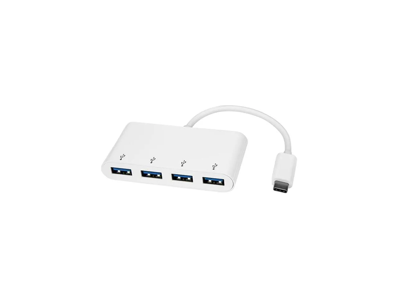 STARTECH HB30C4ABW — 4-PORT USB-C HUB - USB TYPE-C HOST LAPTOP TO 4X USB-A - SUPERSPEED 5GBPS (USB 3.
