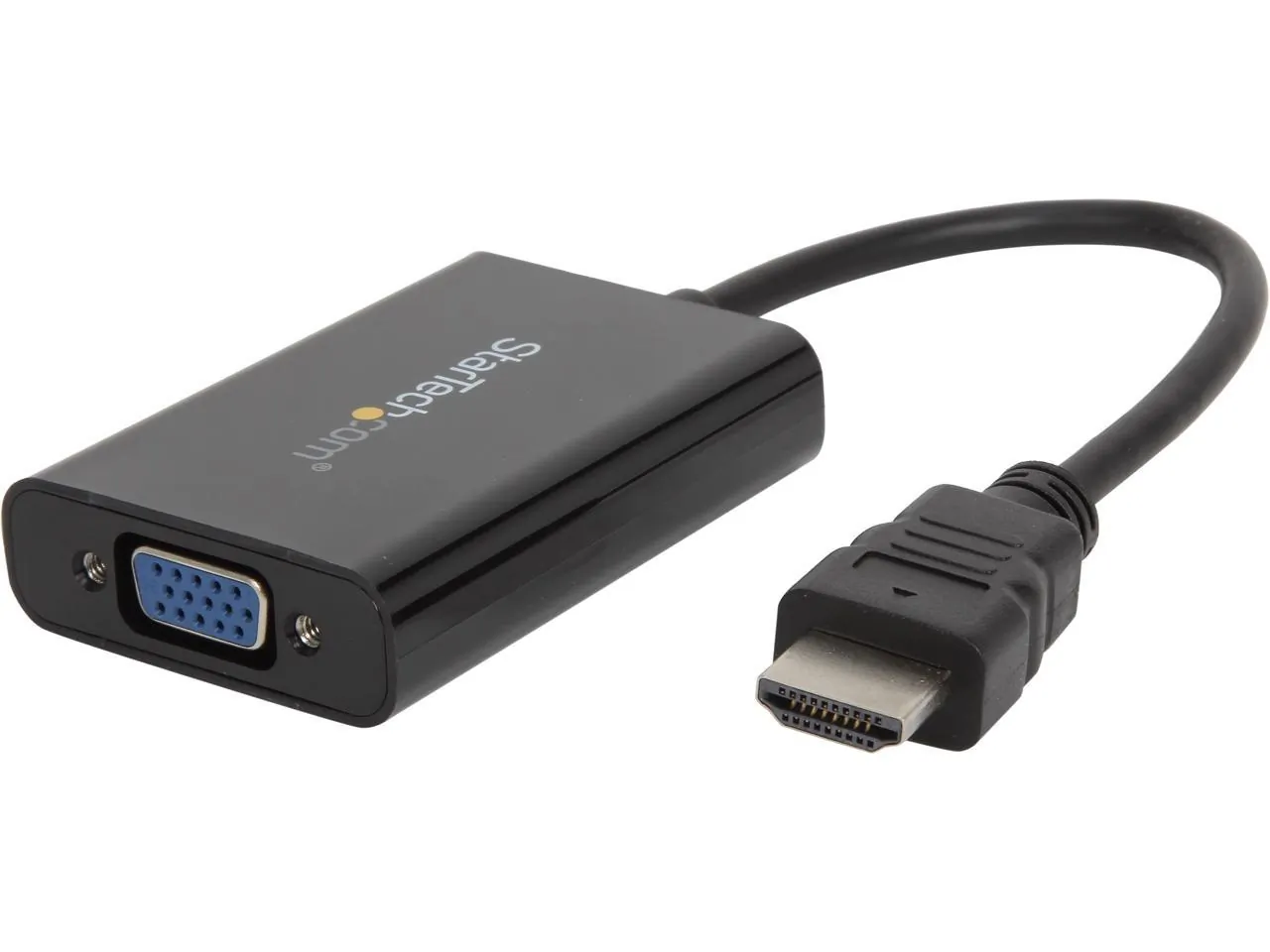 STARTECH HD2VGAA2 — THE HD2VGAA2 HDMI TO VGA ADAPTER CABLE ENABLES YOU TO CONNECT AN HDMI OUTPUT DEV
