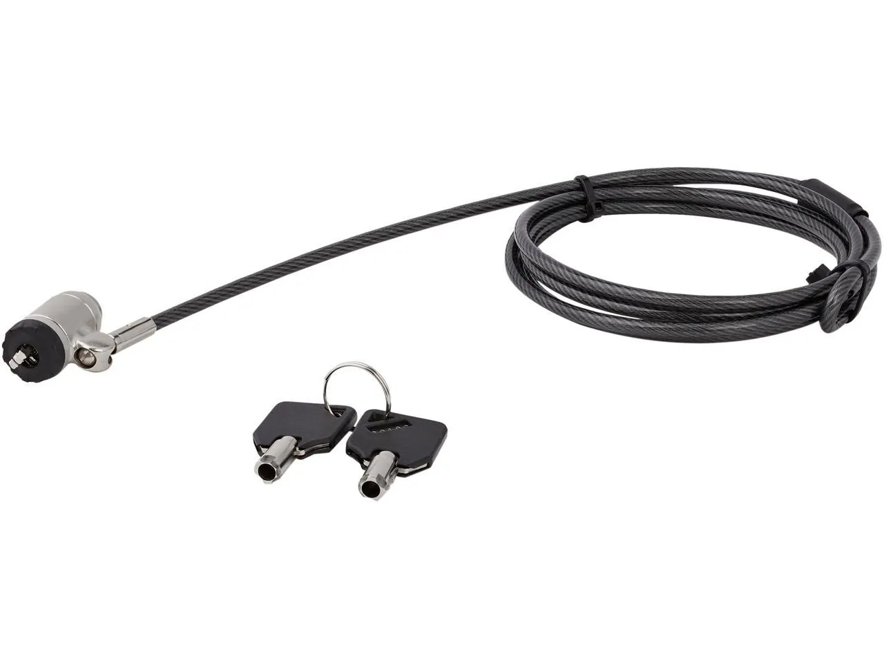 STARTECH LTLOCKKEY — 6FT LAPTOP CABLE LOCK WITH KEYS - K-SLOT
