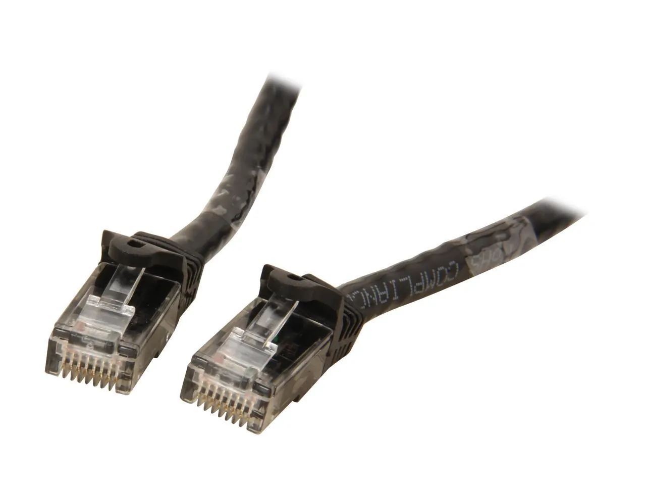 STARTECH N6PATCH15BK — 15FT BLACK CAT6 ETHERNET CABLE DELIVERS MULTI GIGABIT 1/2.5/5GBPS & 10GBPS UP TO