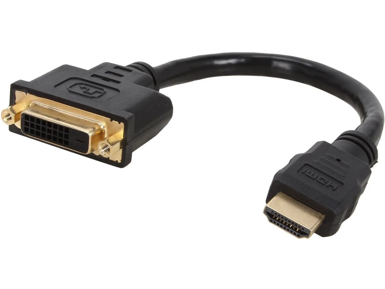 STARTECH HDDVIMF8IN — CONNECT A DVI-D DEVICE TO AN HDMI-ENABLED DEVICE USING A STANDARD HDMI CABLE - H