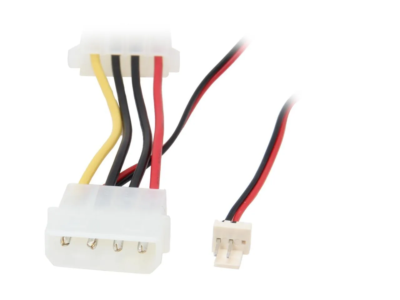 STARTECH CPUFANADAPT - StarTech 6in TX3 to Dual LP4 CPU Fan Adapter Cable