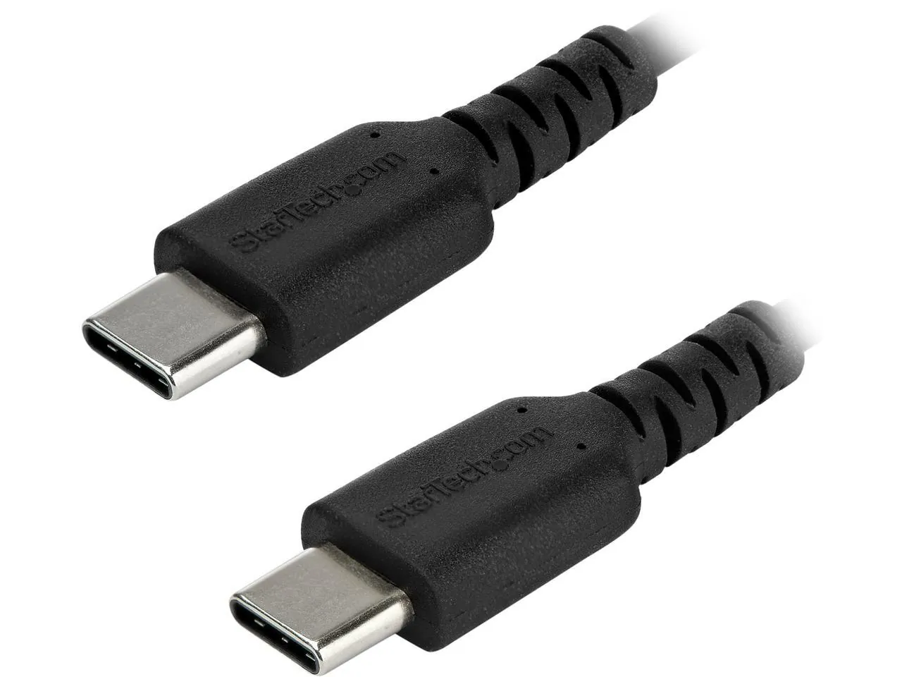 STARTECH RUSB2CC1MB — ARAMID FIBER SHELTERS DURABLE USB C TO USB C CHARGER CABLE FROM STRESS OF BENDS