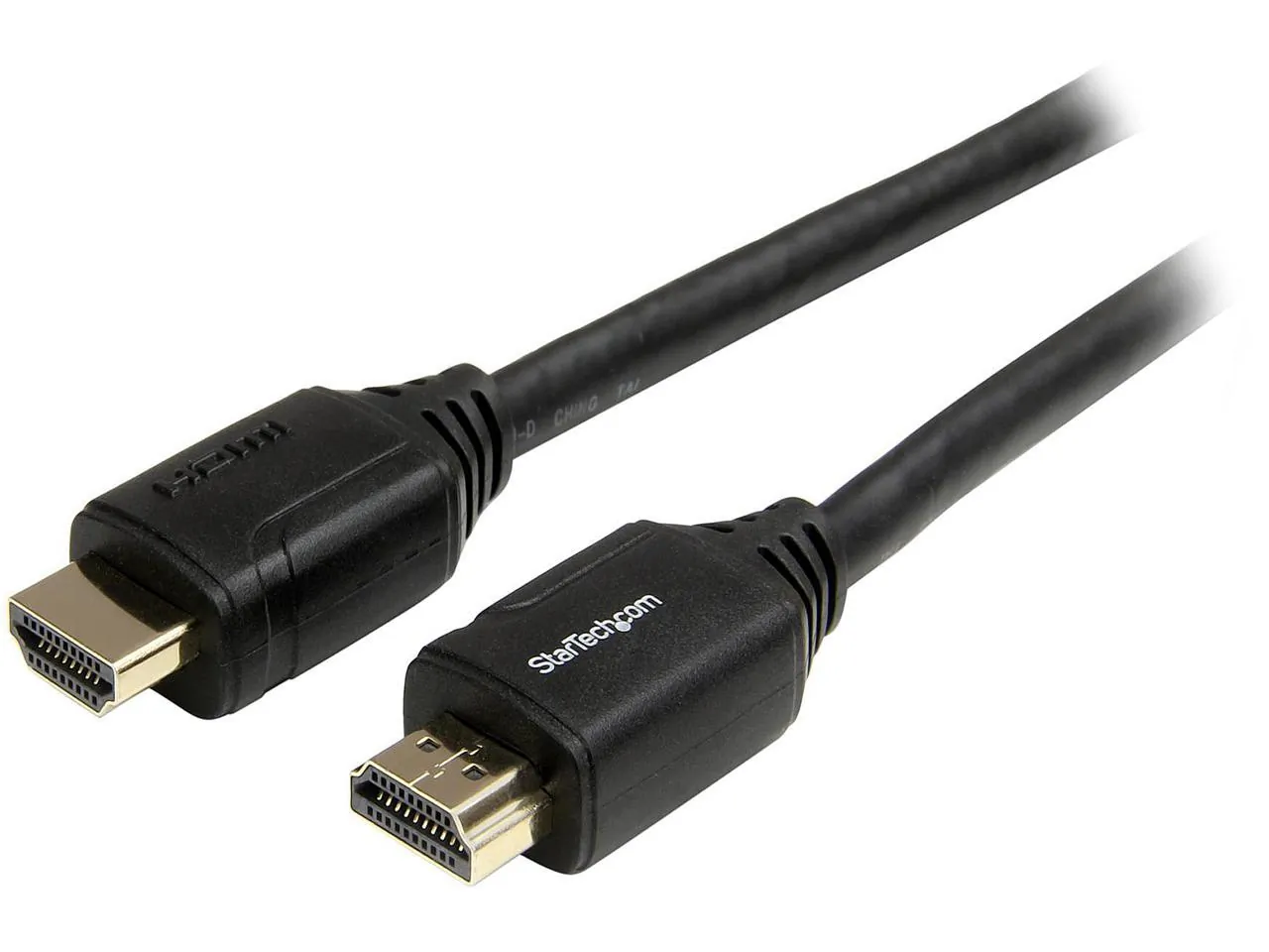 STARTECH HDMM1MP — 3.3FT/1M PREMIUM CERTIFIED HIGH SPEED HDMI CABLE WITH ETHERNET; 4K 60HZ (UP TO 4