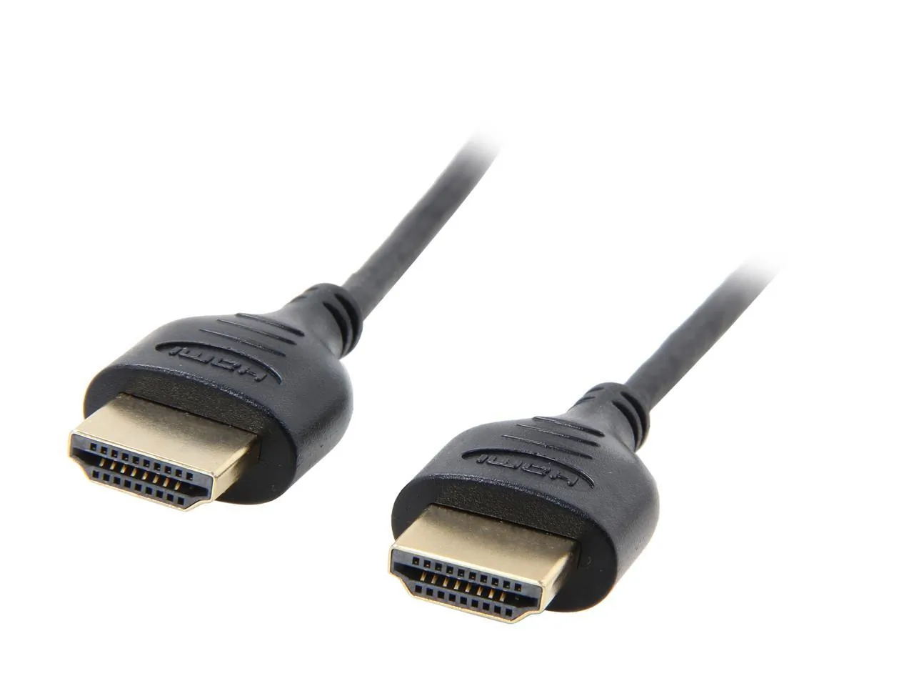 STARTECH HDMIMM3HSS — 3FT/91CM SLIM HDMI CABLE WITH ETHERNET; 4K (3840X2160P 30HZ)/FULL HD 1080P/10.2