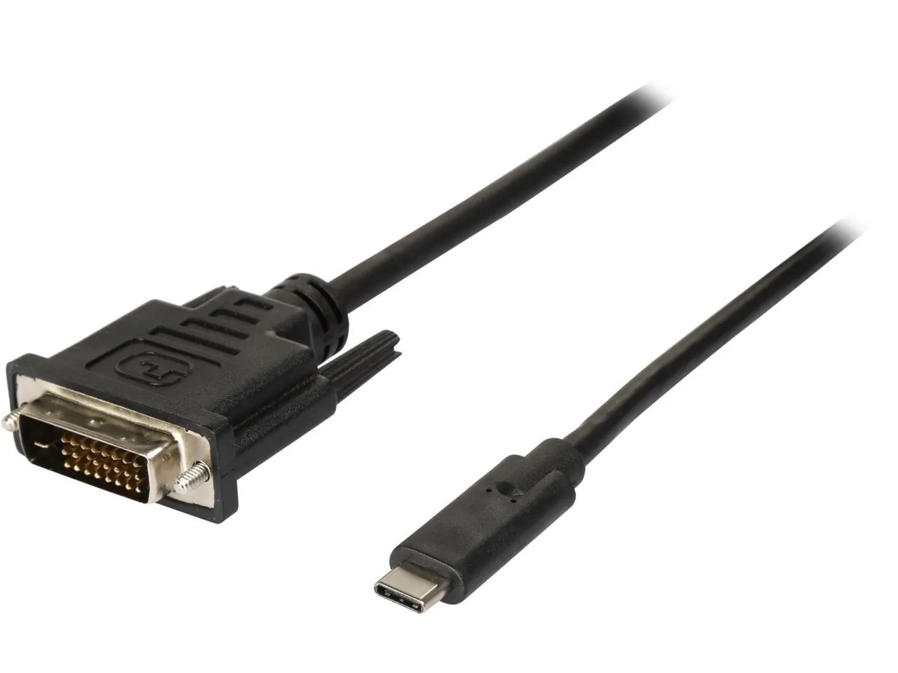 STARTECH CDP2DVIMM1MB — 3.3 FT. / 1 M USB C TO DVI CABLE AND ADAPTER IN ONE - 1920 X 1200 DVI CABLE - BL