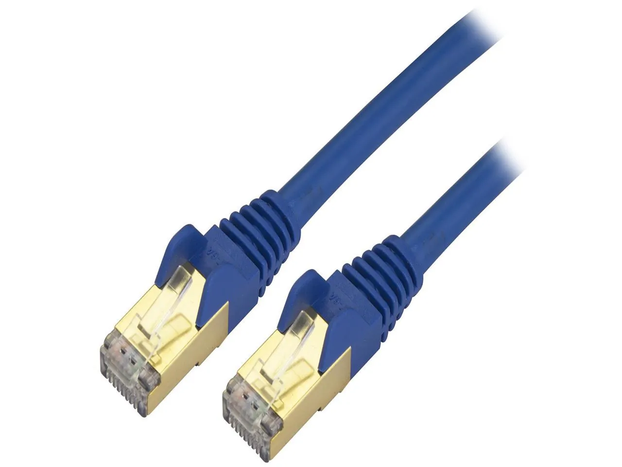 STARTECH C6ASPAT7BL — CAT6A ETHERNET CABLE DELIVERS 10 GIGABIT CONNECTION FREE OF NOISE & EMI/RFI INTE
