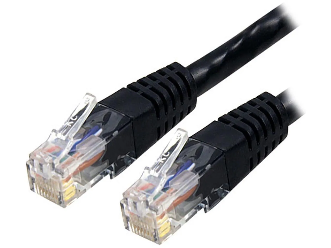 STARTECH C6PATCH2BK — 2FT BLACK CAT6 ETHERNET CABLE DELIVERS MULTI GIGABIT 1/2.5/5GBPS & 10GBPS UP TO