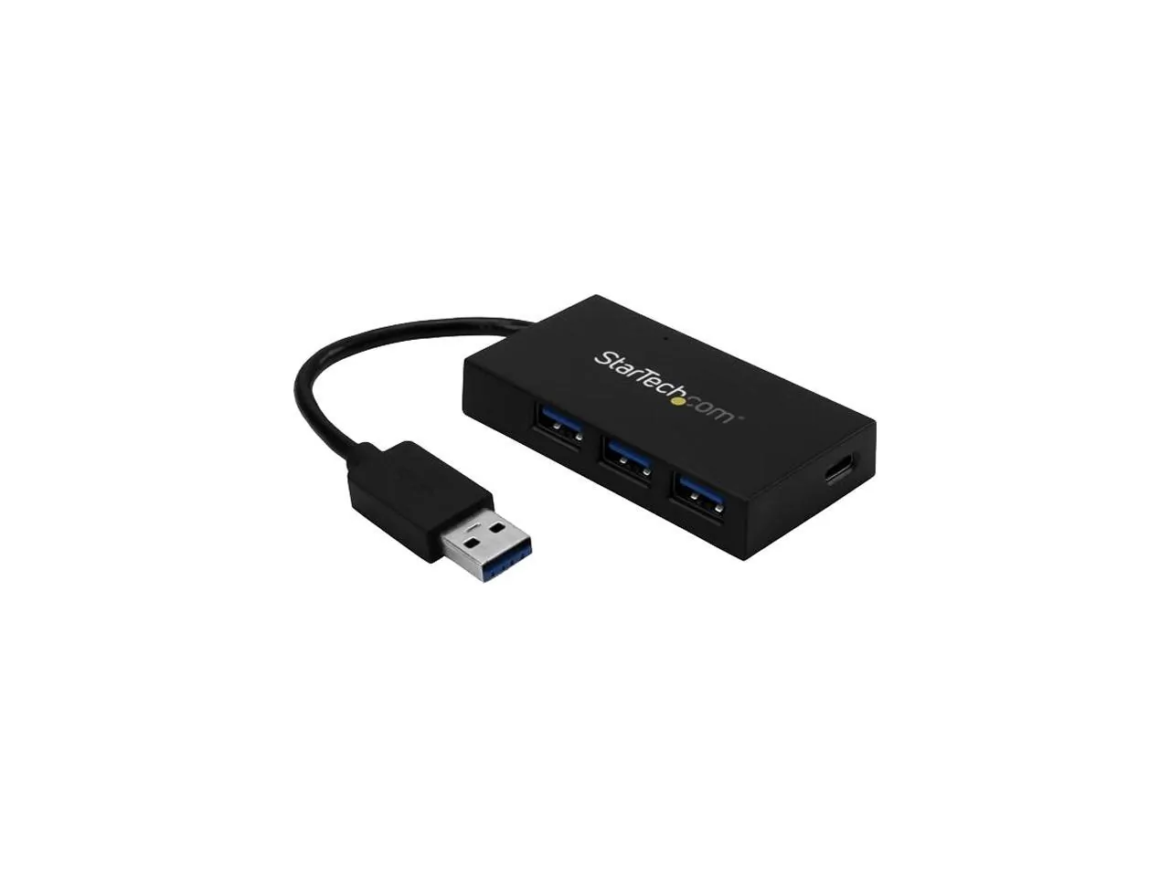 STARTECH HB30A3A1CSFS — 4 PORT USB 3.0 HUB - USB-A HOST TO 3X USB TYPE-A + 1X USB-C - SUPERSPEED 5GBPS (