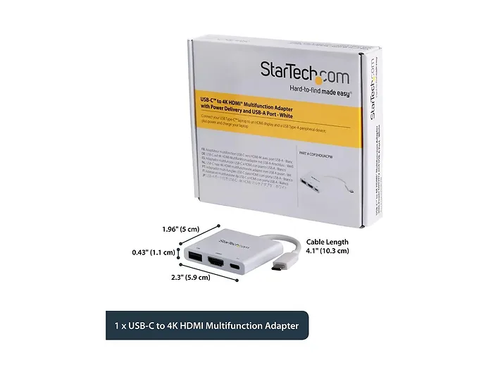 STARTECH-CDP2HDUACPW