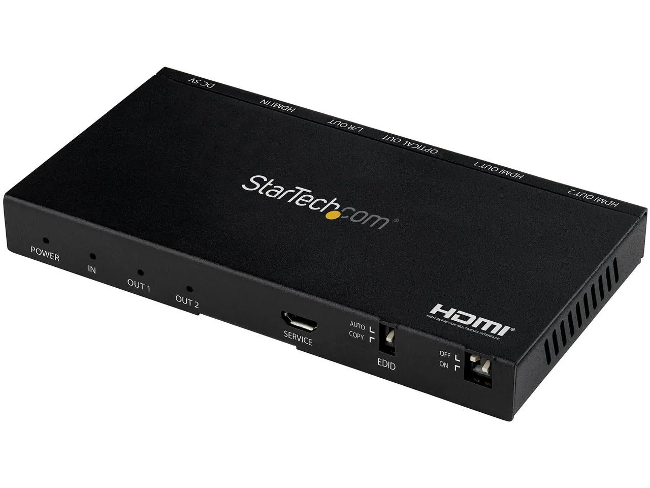 STARTECH ST122HD20S - StarTech 2-Port 4K HDMI Splitter with Scaler