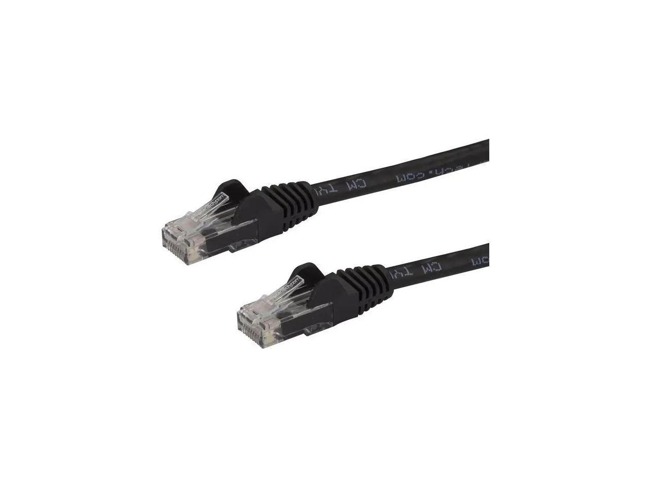 STARTECH N6PATCH100BK — 100FT BLACK CAT6 ETHERNET CABLE DELIVERS MULTI GIGABIT 1/2.5/5GBPS & 10GBPS UP T