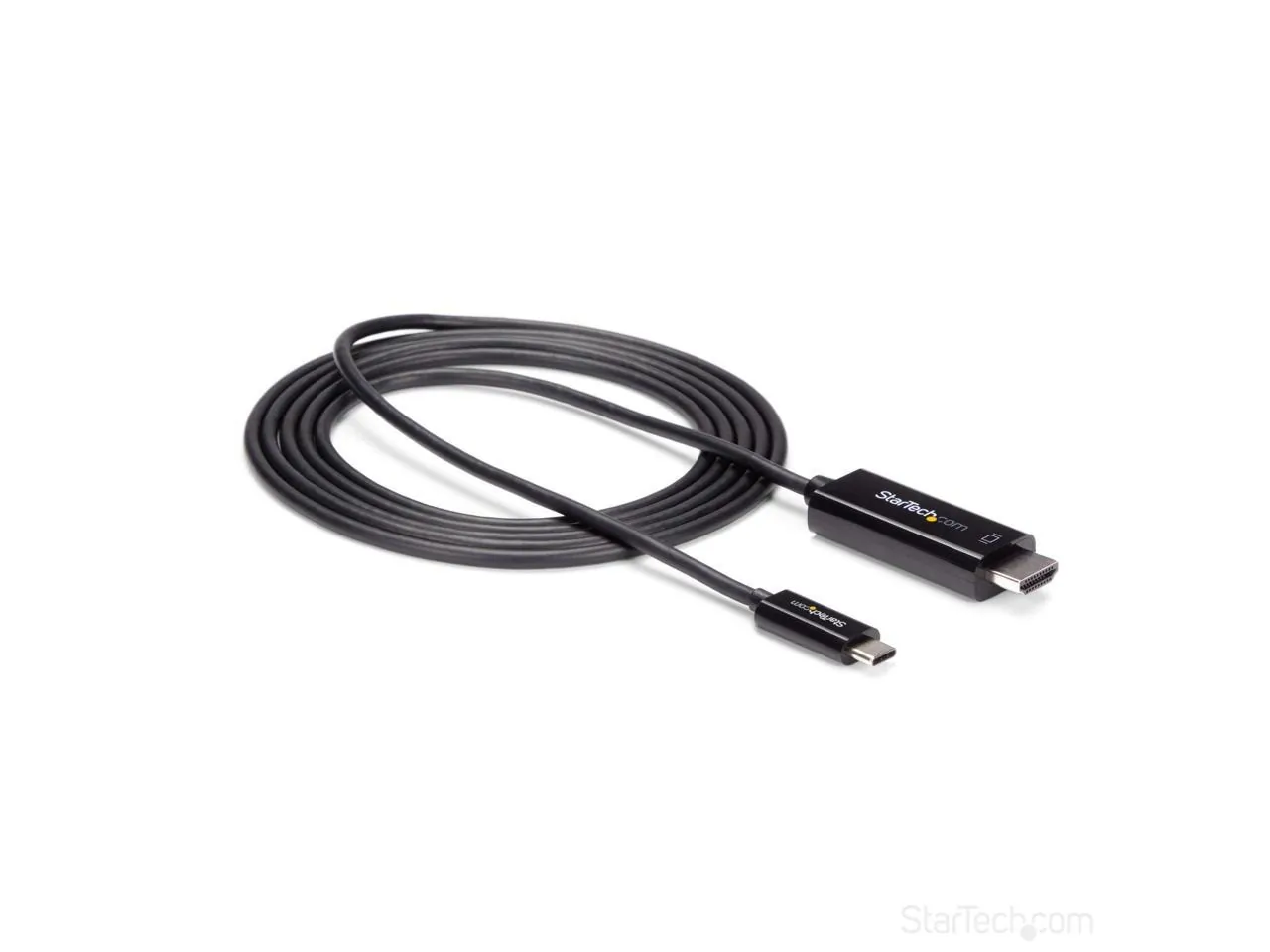 STARTECH CDP2HD2MBNL — BLACK 6.6FT/2M USB TYPE C DP ALT MODE HBR2 TO HDMI 2.0 CABLE 4K 60HZ/1080P / 7.1