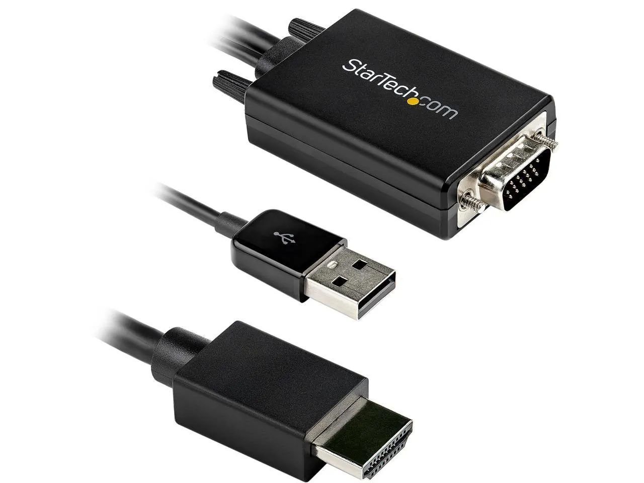 STARTECH VGA2HDMM2M — VGA TO HDMI CONVERTER CABLE TO CONNECT ANY VGA DEVICE TO ANY HDMI DISPLAY - INTE