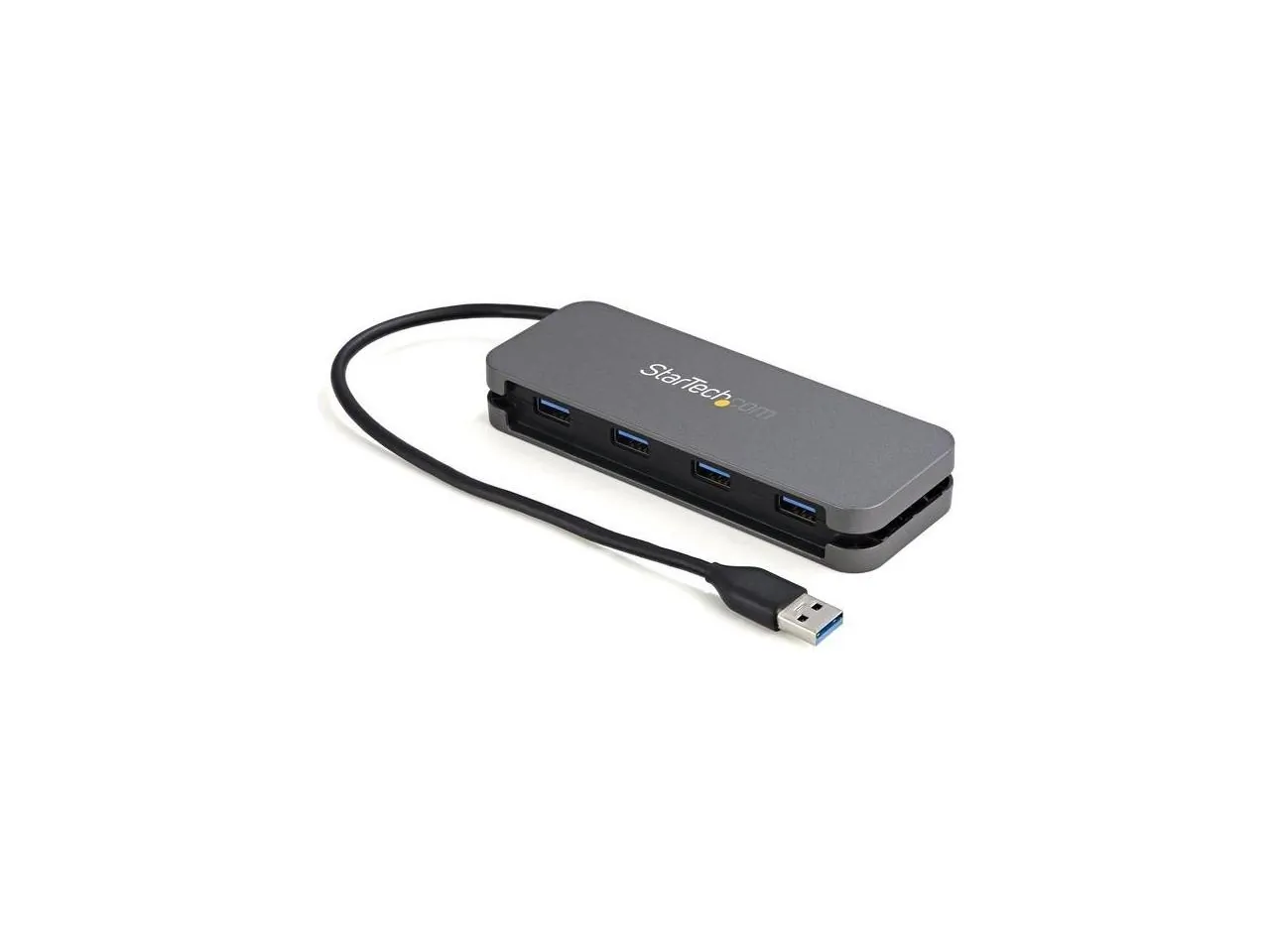 STARTECH HB30AM4AB — 4 PORT USB 3.0 HUB 5GBPS 4A - 11IN CABLE