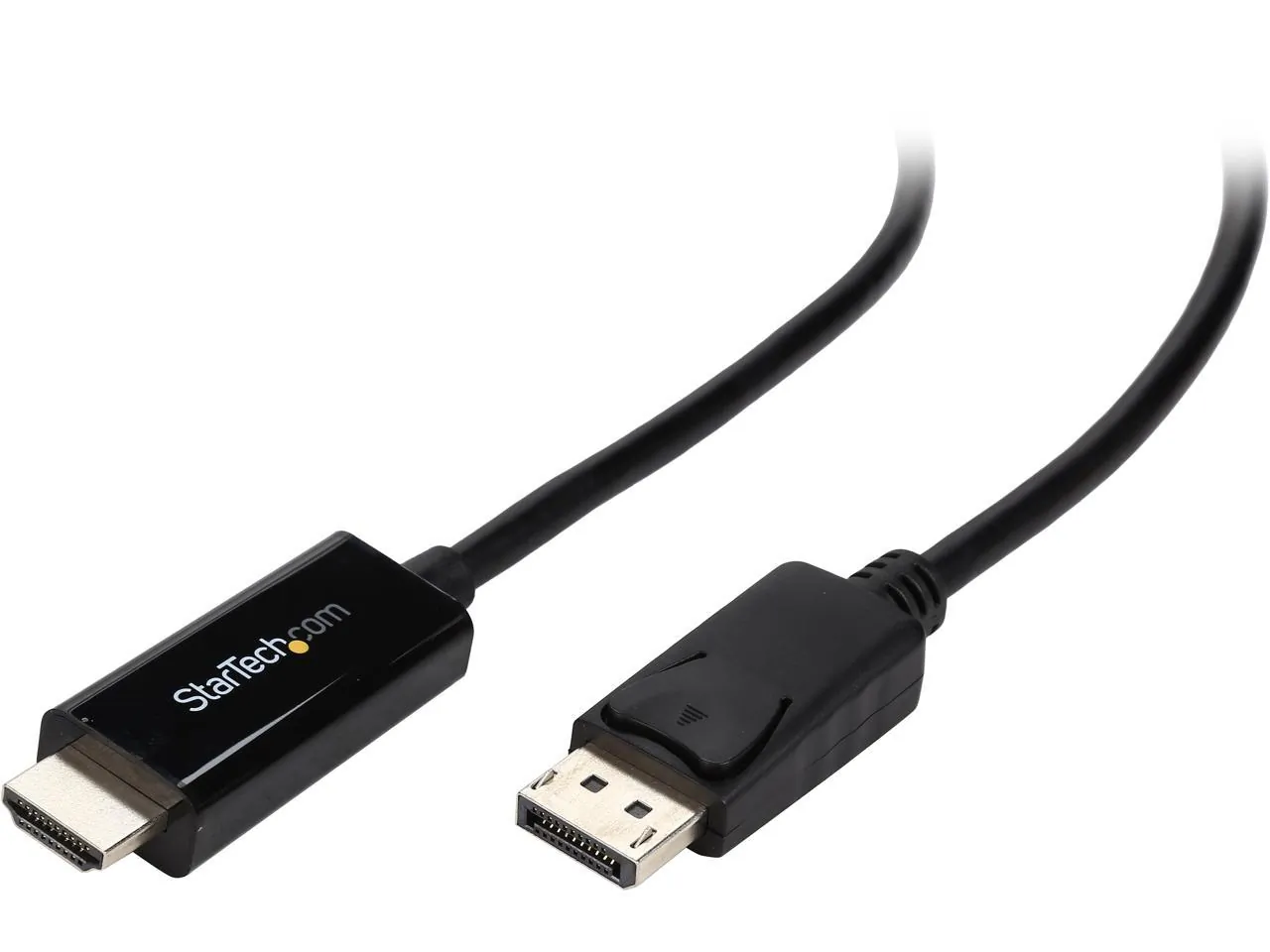 STARTECH DP2HDMM1MB — 3.3FT/1M PASSIVE DISPLAYPORT TO HDMI CABLE CONVERTER - 4K 30HZ/1080P/7.1 AUDIO/H