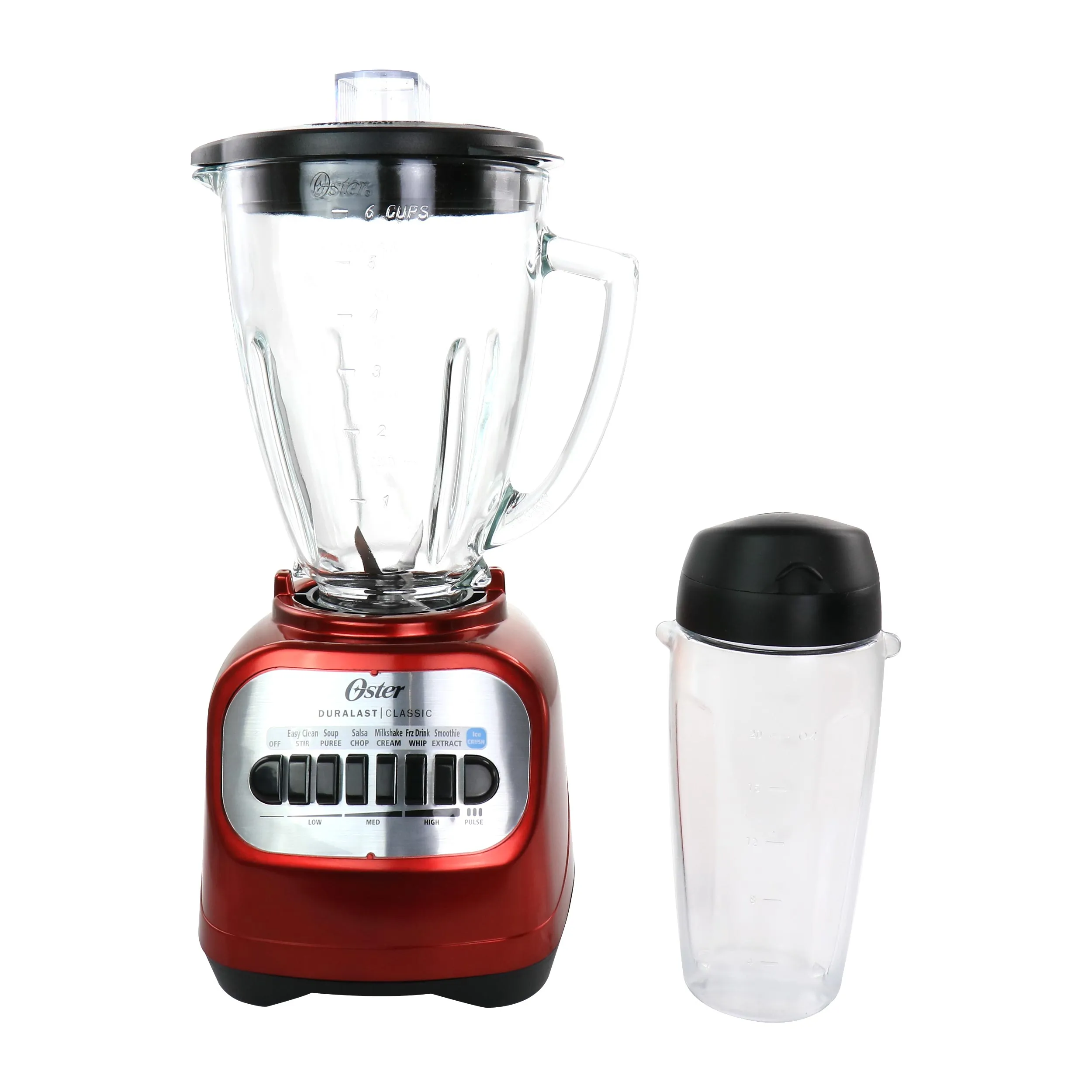 OSTER BLSTCG-RBG - Oster Classic 2-in-1 Blender with Smoothie Cup - Red