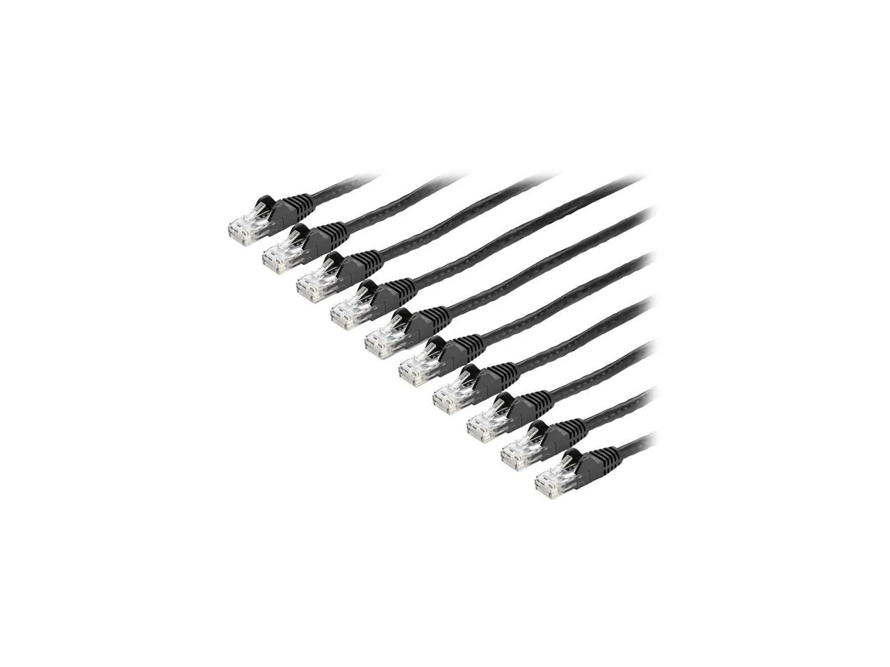 STARTECH N6PATCH6BK10PK — StarTech 6ft CAT6 Ethernet Cable 10 Pack