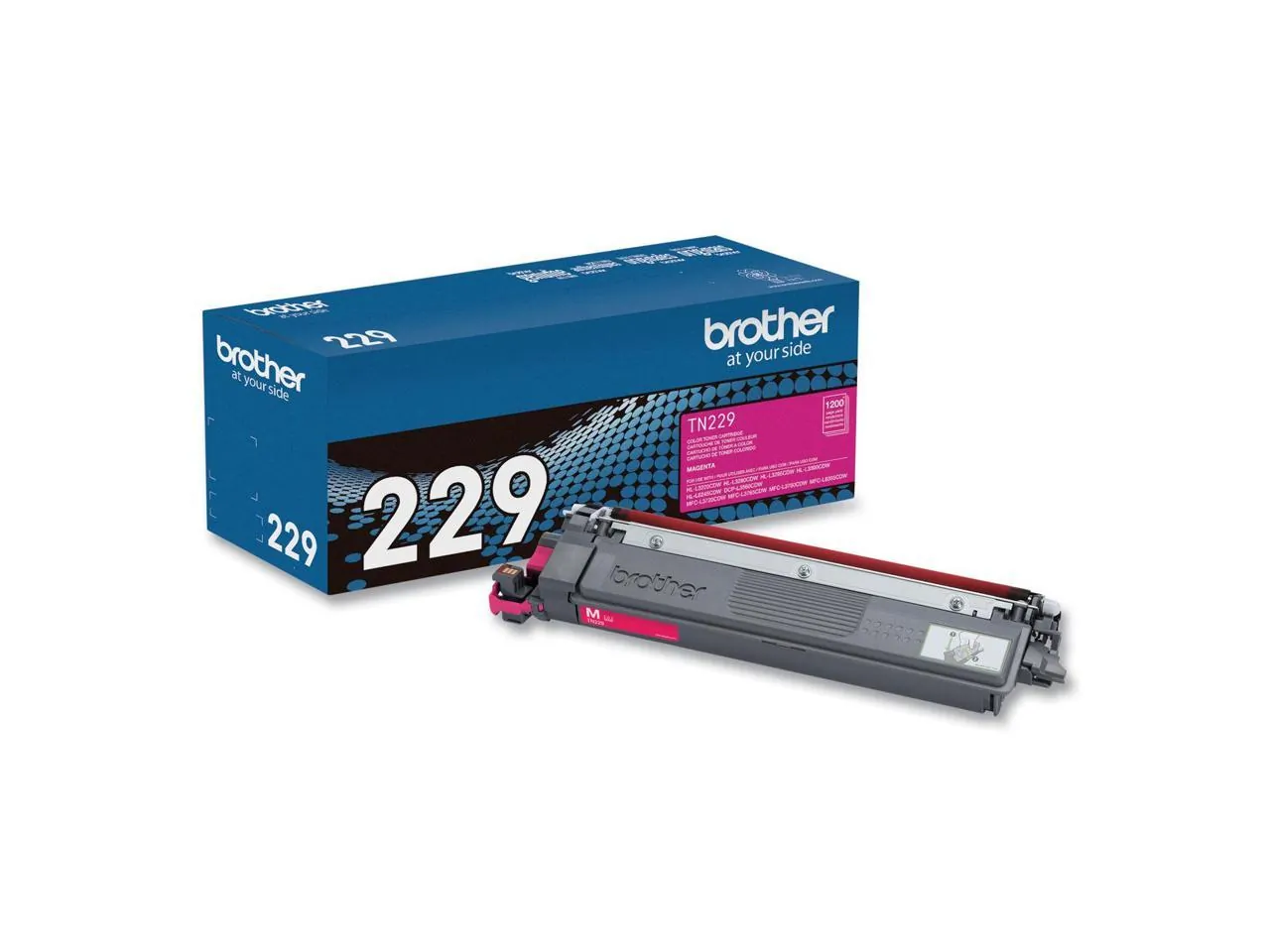 Brother TN229M — STANDARD YIELD MAGENTA TONER CARTRIDGE
