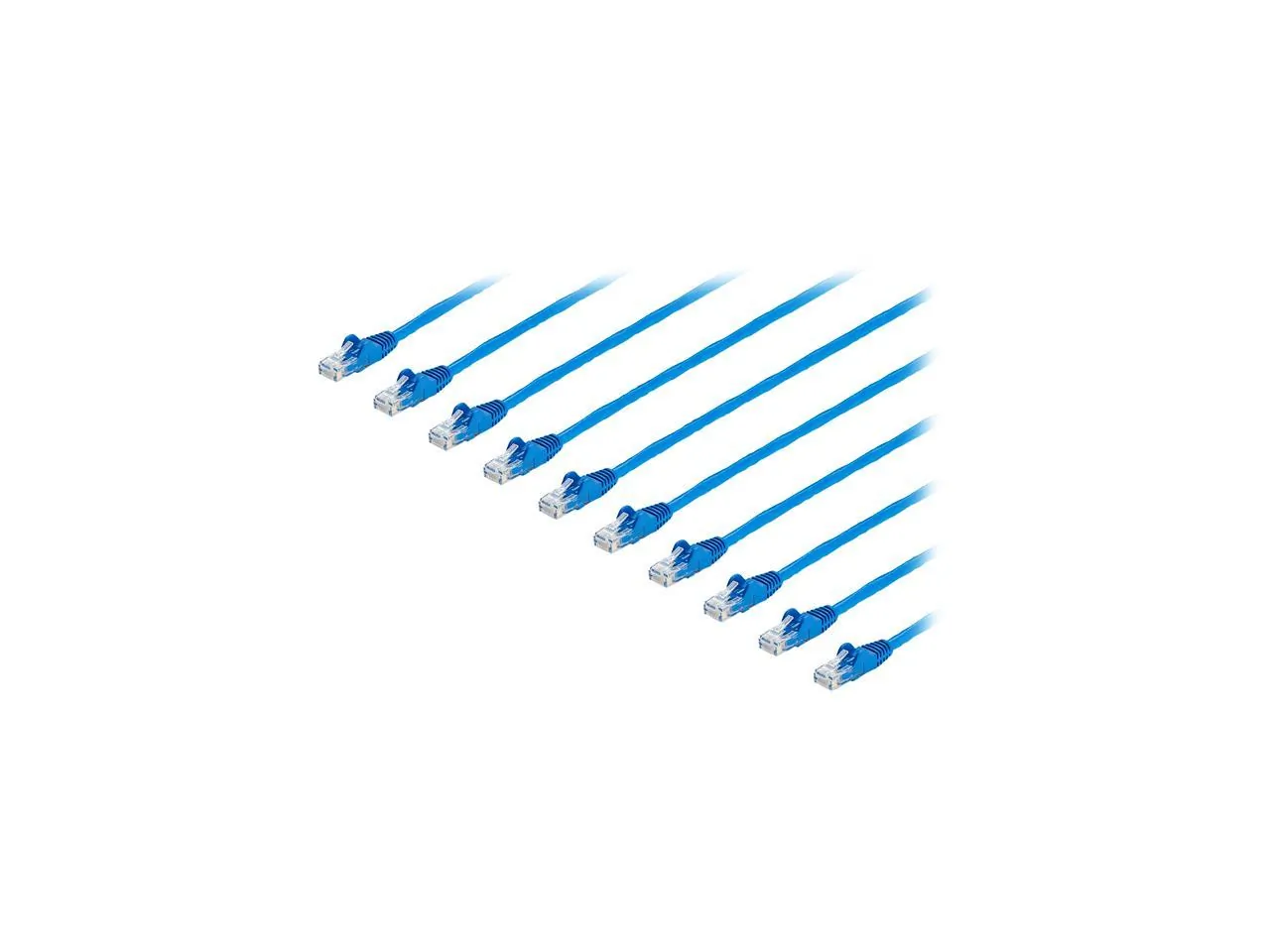 STARTECH N6PATCH3BL10PK — 3 FT. CAT6 ETHERNET CABLE  MULTIPACK MEETS ALL  ANSI/TIA-568-D CATEGORY 6 PATCH