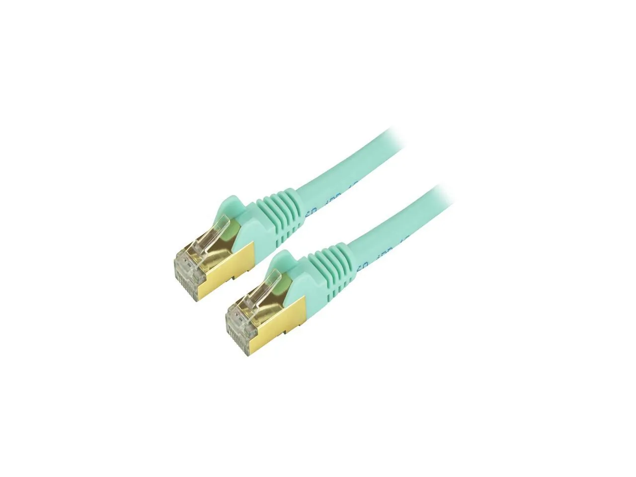STARTECH C6ASPAT8AQ — CAT6A ETHERNET CABLE DELIVERS 10 GIGABIT CONNECTION FREE OF NOISE & EMI/RFI INTE
