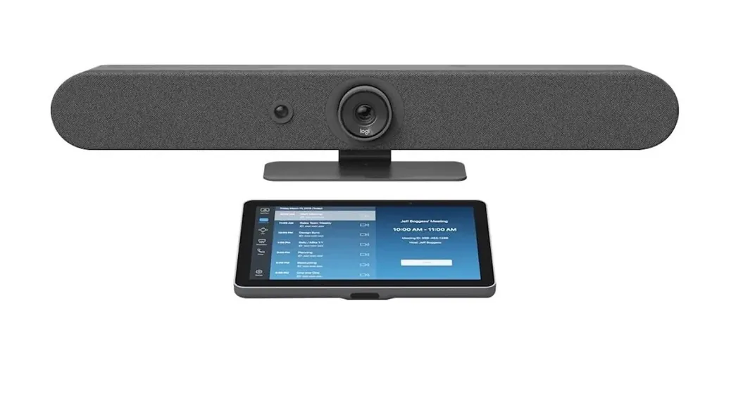 Logitech 991-000385 — RALLY BAR MINI + TAP IP GRAPHITE APPLIANCE BUNDLE FOR SMALL VIDEO MEETING ROOMS