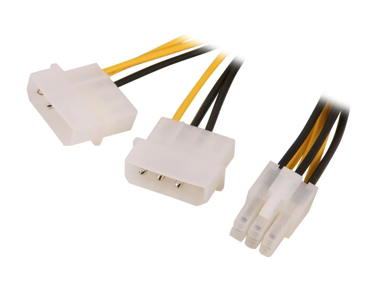 STARTECH LP4PCIEXADAP — THIS LP4 TO 6 PIN PCI EXPRESS VIDEO CARD POWER ADAPTER CONVERTS A STANDARD LP4 P