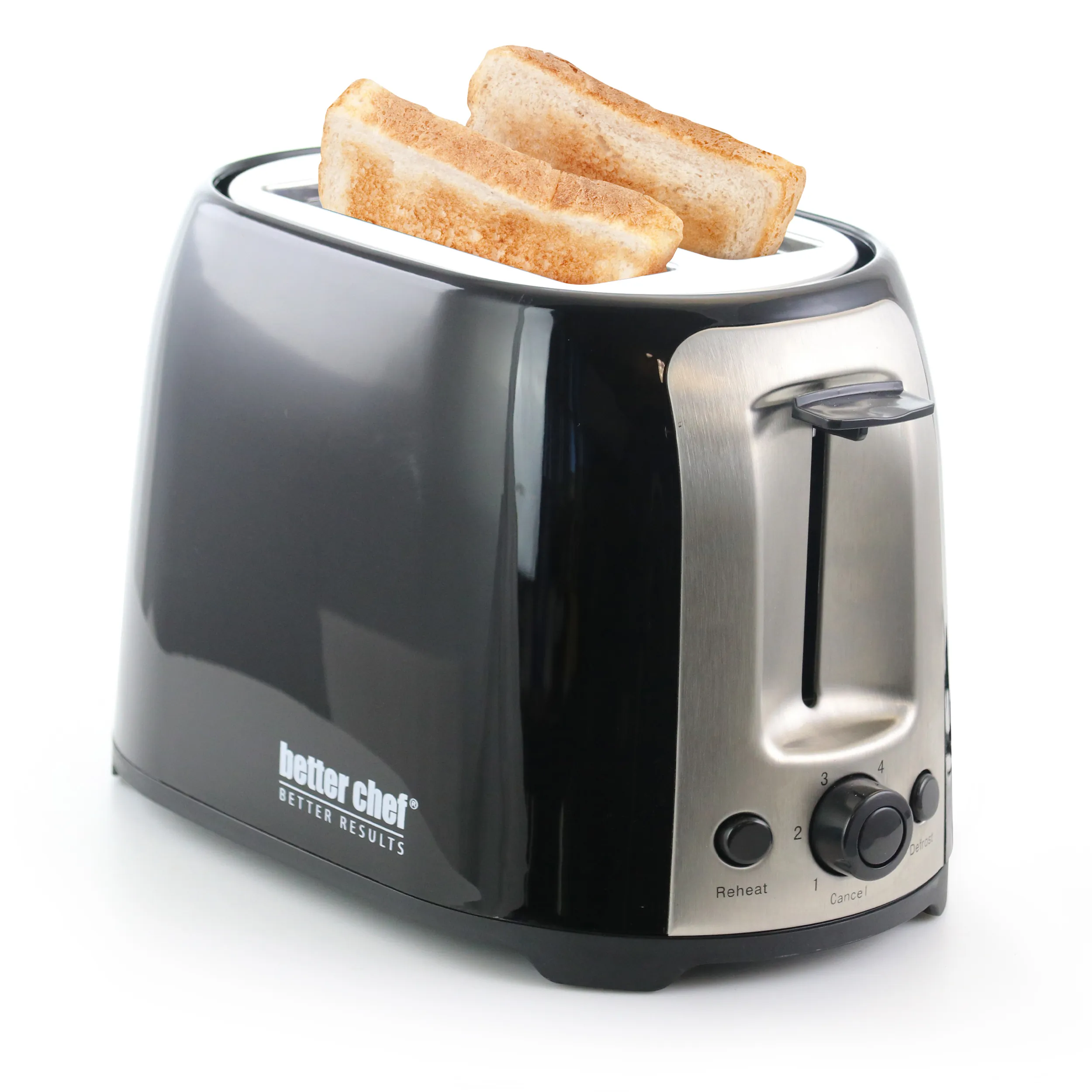 BETTER CHEF IM-226B — Better Chef Cool Touch Wide-Slot Toaster- Black