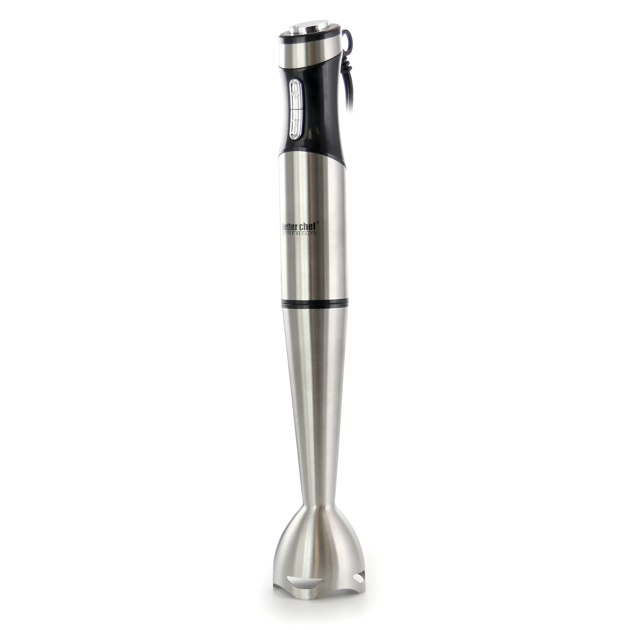 BETTER CHEF IM-804S — Better Chef 260W Silver Immersion Blender with Turbo Boost