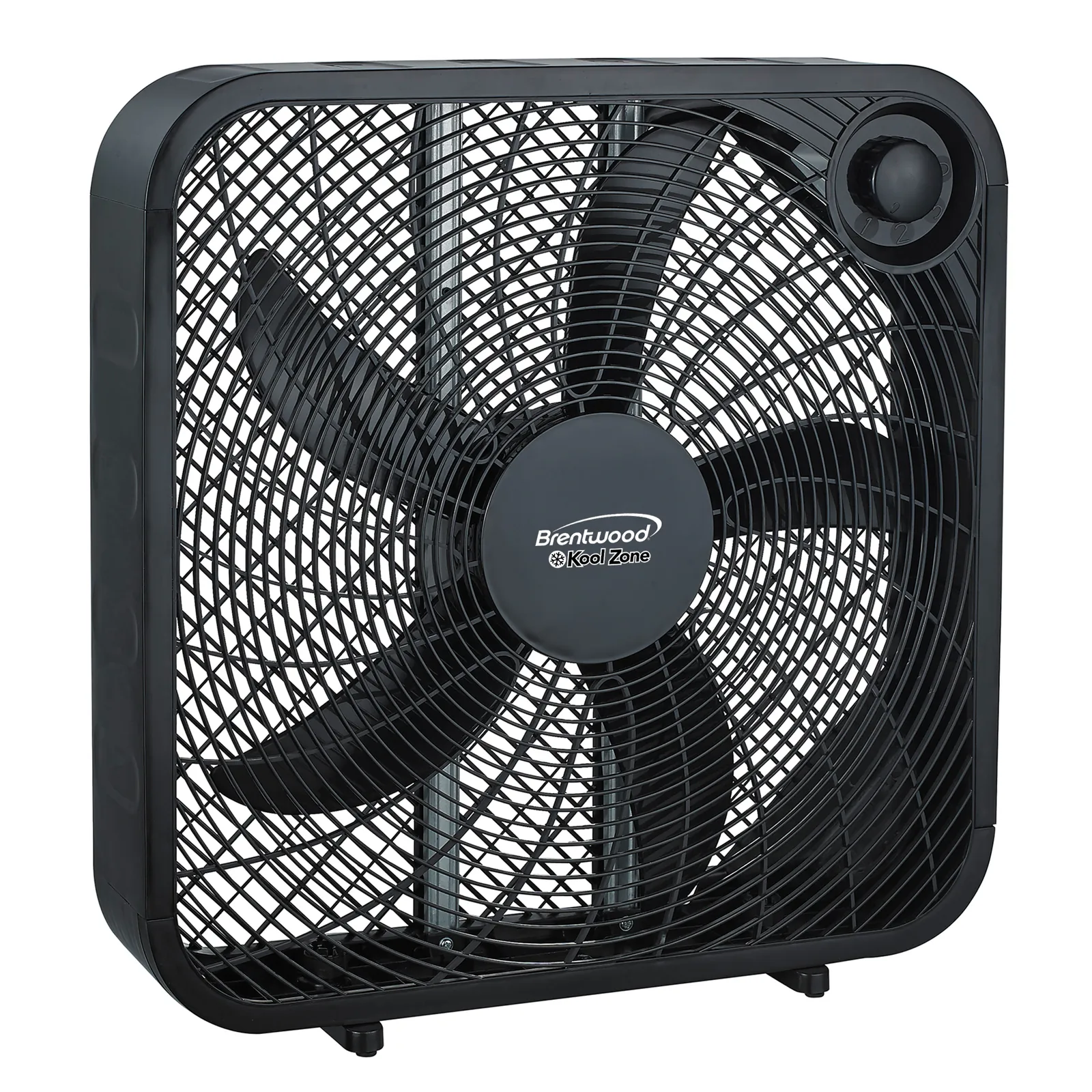 Brentwood F-20SB — Brentwood 20-Inch Black Box Fan with 3 Speed Settings
