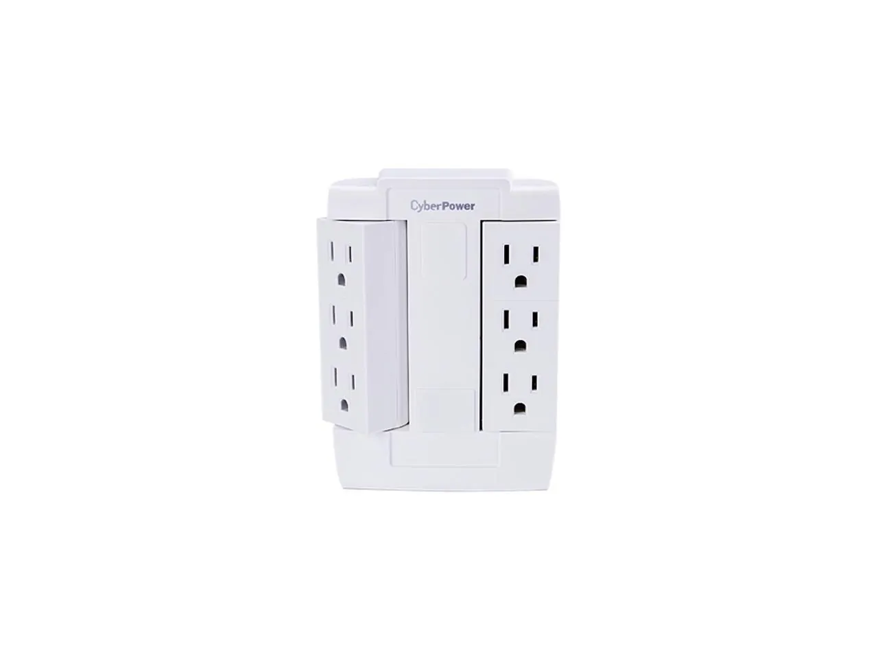 CyberPower GT600P — EXPANDS TWO GROUNDED OUTLETS INTO SIX GROUNDED, SWIVEL OUTLETS.