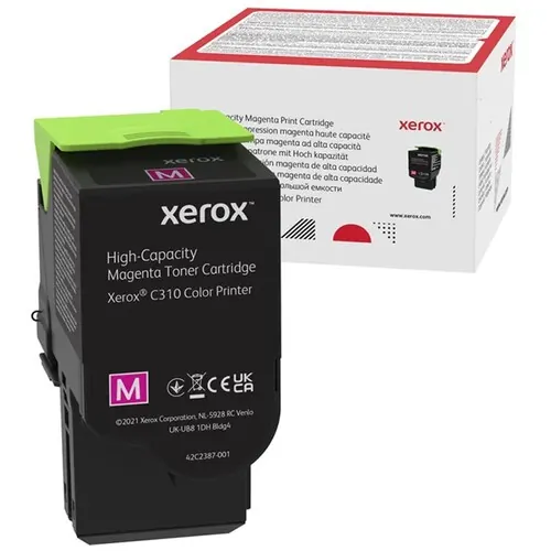 XEROX 006R04366 — GENUINE XEROX MAGENTA HIGH CAPACTIY TONER CARTRIDGE, XEROX C310 COLOR PRINTER,