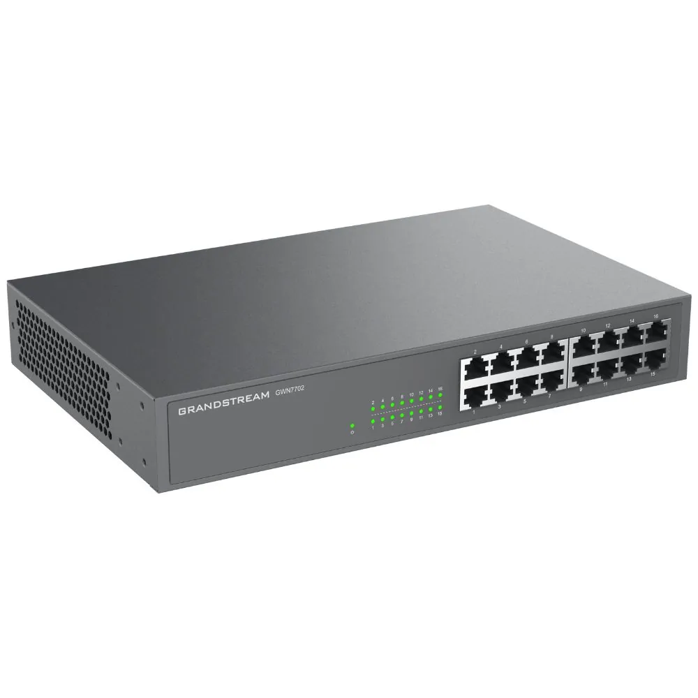 GRAND STREAM GS-GWN7702 — 16-Port Gigabit Ethernet Unmanaged Switch
