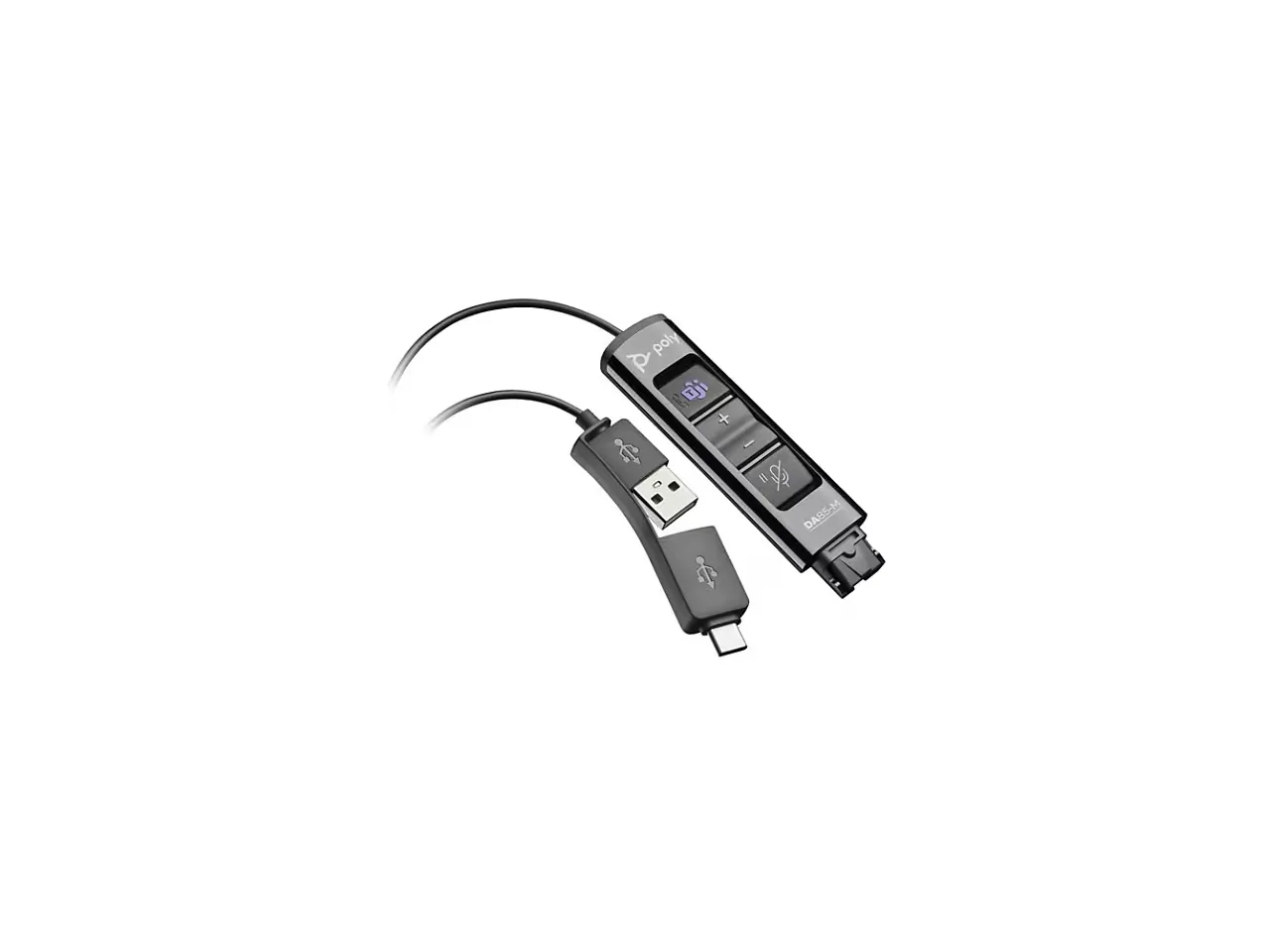 HP 786C8AA — POLY DA85-M USB TO QD BLACK ADAPTER TAA
