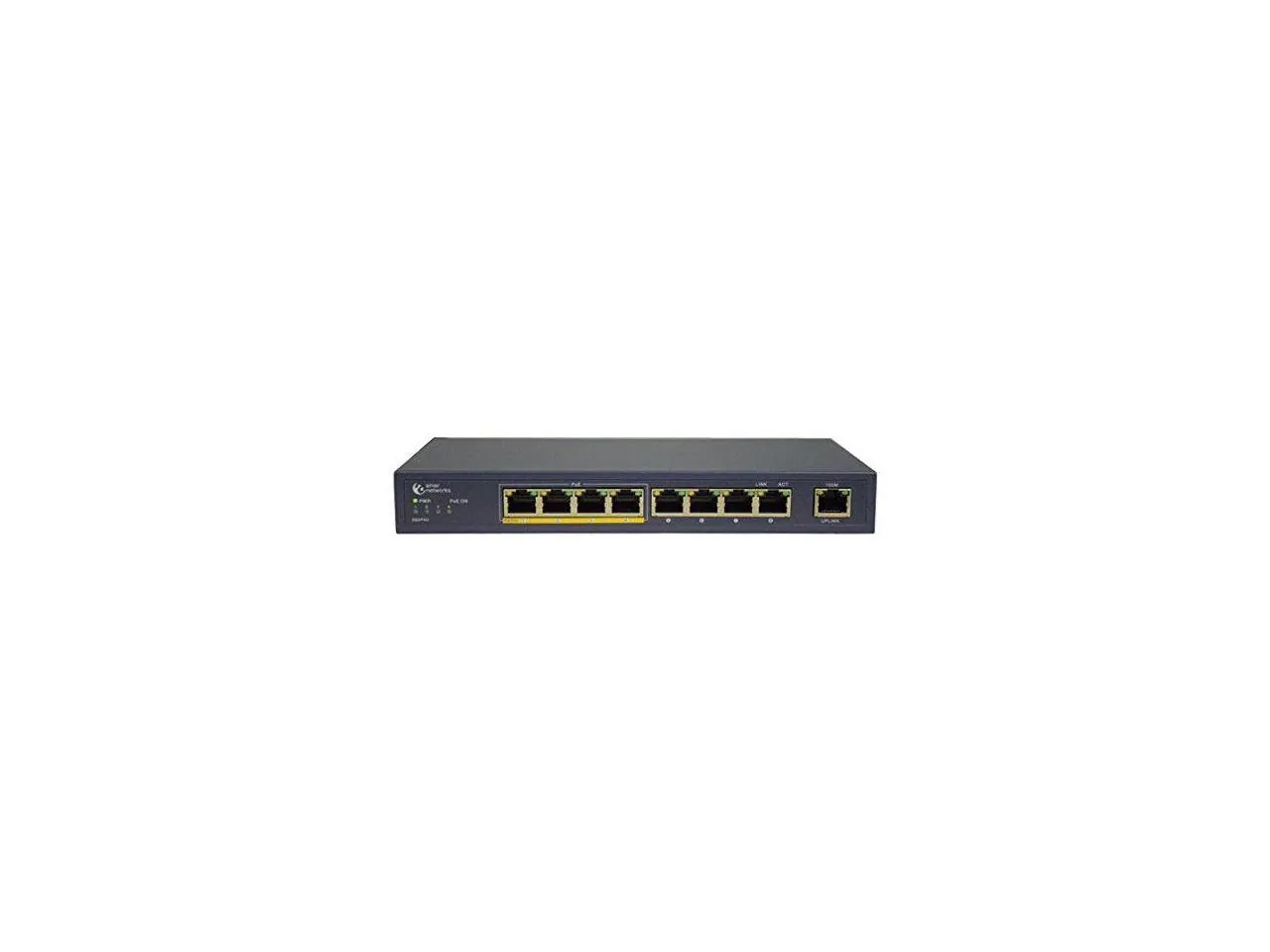 AMER NETWORKS SD4P4U — 8 + 1 PORT 10/100 SWITCH WITH 4 PORT POE IEEE802.3AF AND 5 PORT 10/100MBPS PORTS