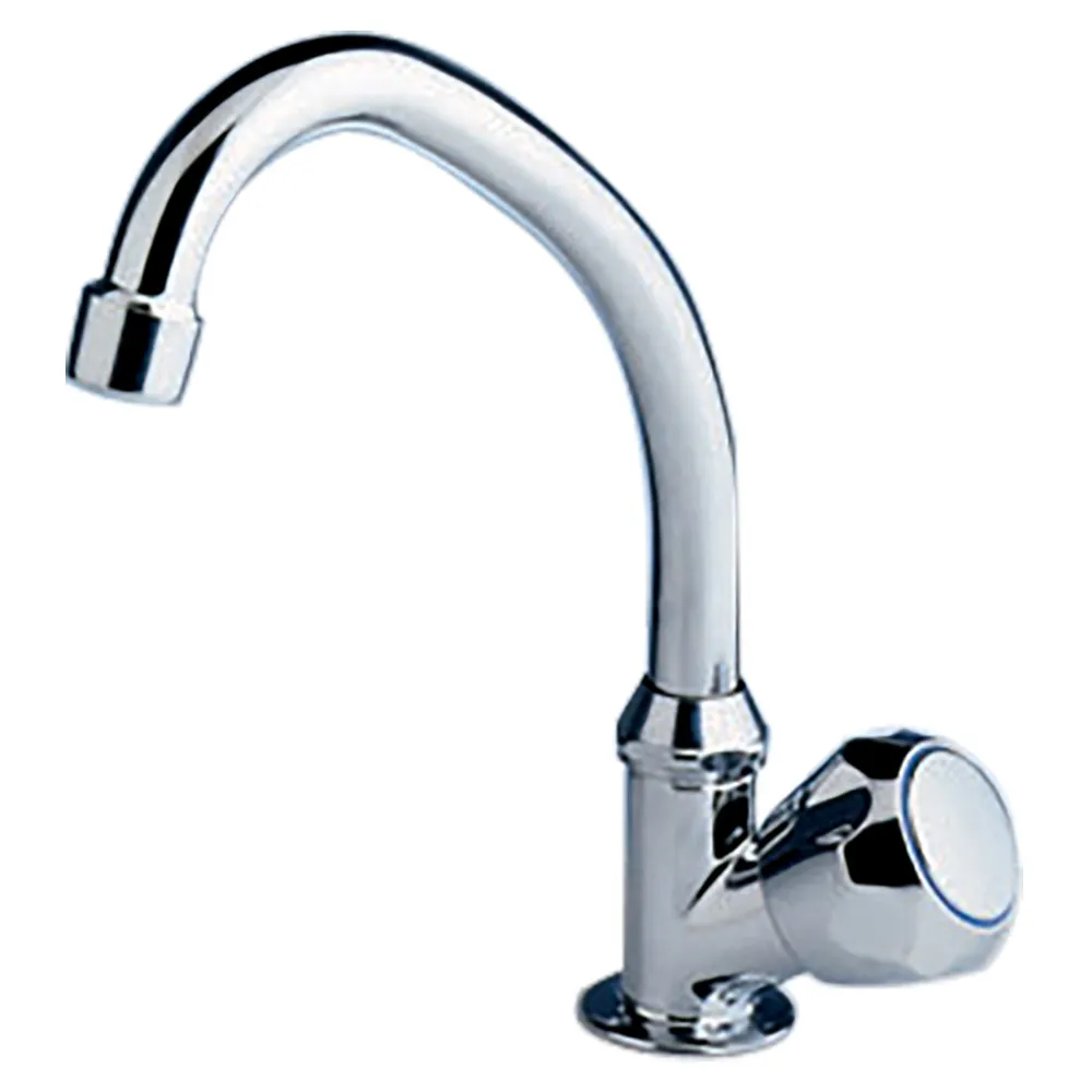 Scandvik 10172P — Swivel Spout Cold Water Tap - Chrome Finish