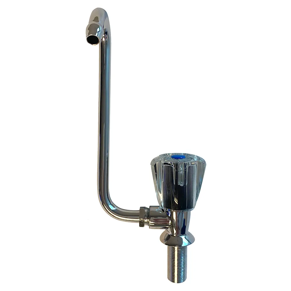 Scandvik 10056P — Scandvik Tap w/Folding Spout - Chrome. Ideal for installing in a sink, under a seat, or in a bait station. Vertical or horizontal installation.