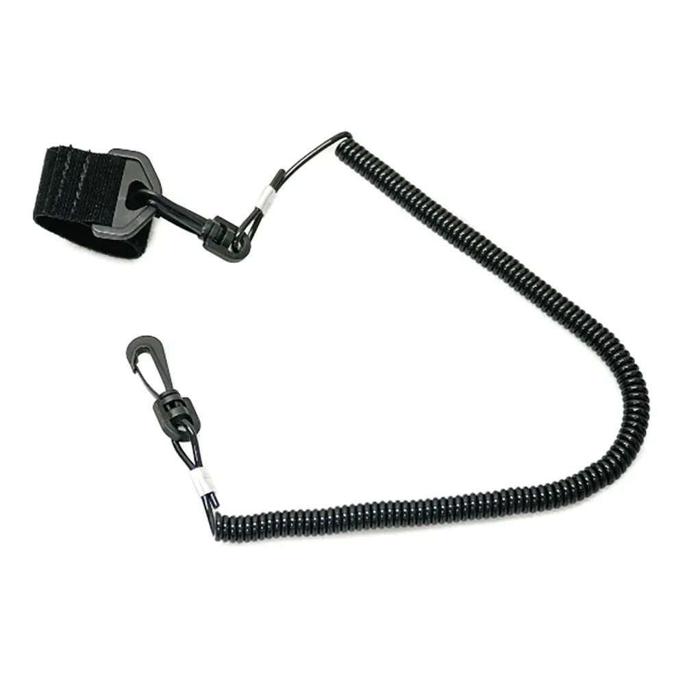 YAKGEAR 01-0055 — YakGear Premium Coiled Fishing Rod Leash with Velcro Strap