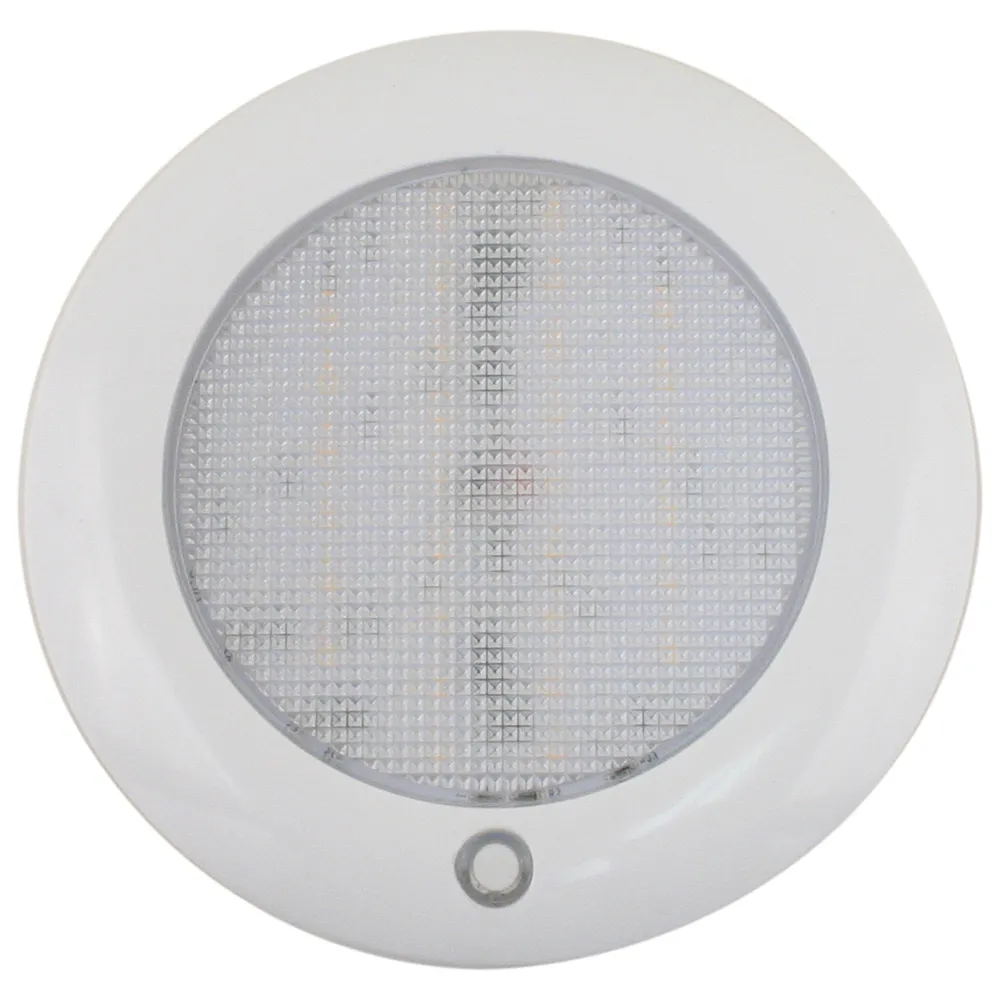 Scandvik 41462P — Scandvik 5" Slim LED Dome Light - Warm White & Red - 10-30V