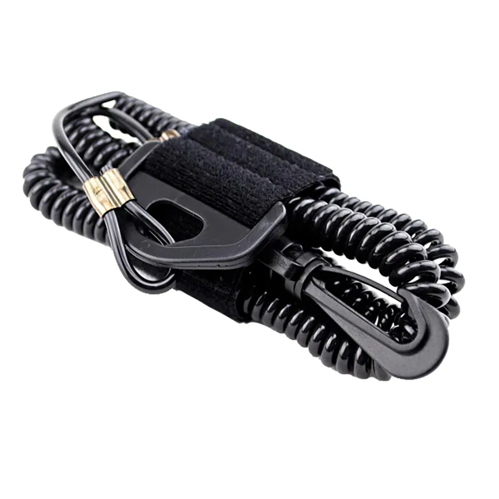 YAKGEAR CPL24 — YakGear Adjustable Coiled Paddle Leash with Swivel Hook