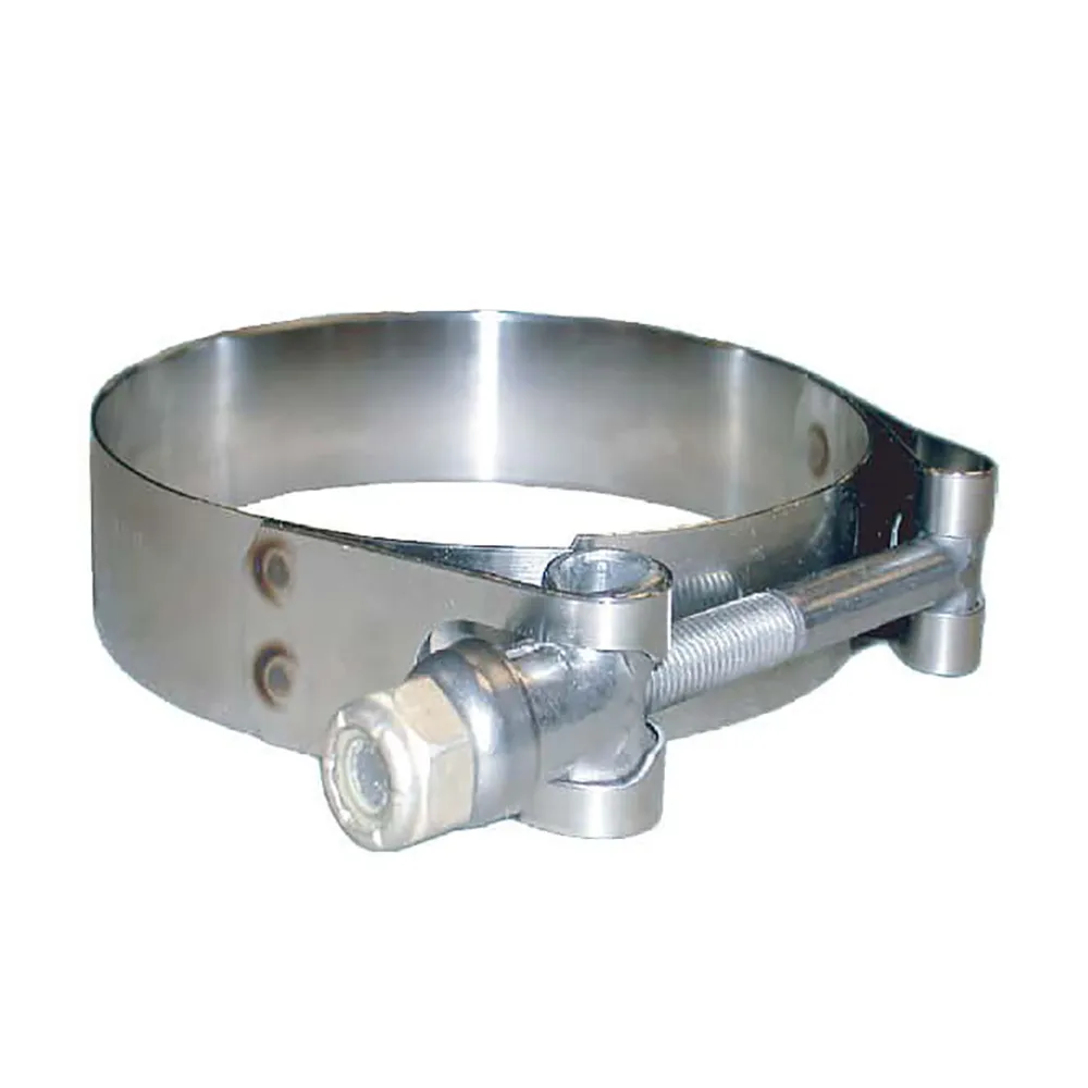 Trident Marine 720-3001 — 316 Stainless Steel T-Bolt Clamp - 3/4" Band - 3.28"-3.59"
