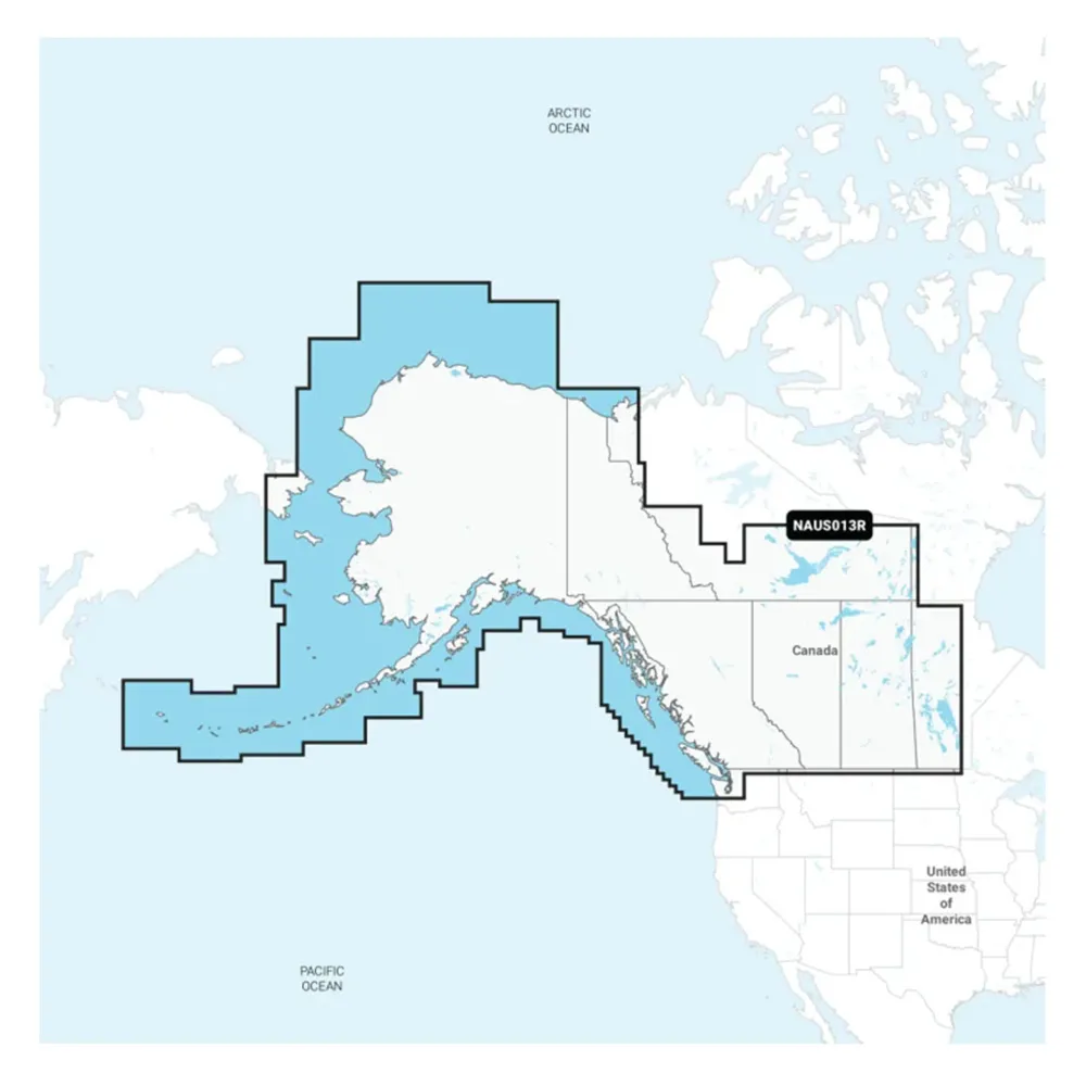 Navionics 010-C1467-30 — Navionics Canada, West & Alaska - Navionics+ NAUS013R