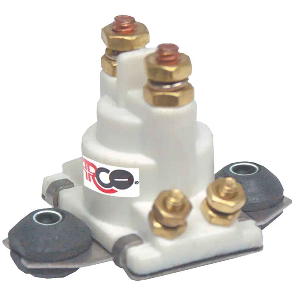 ARCO Marine SW097 — ARCO Outboard Solenoid with Isolated Base & White Housing