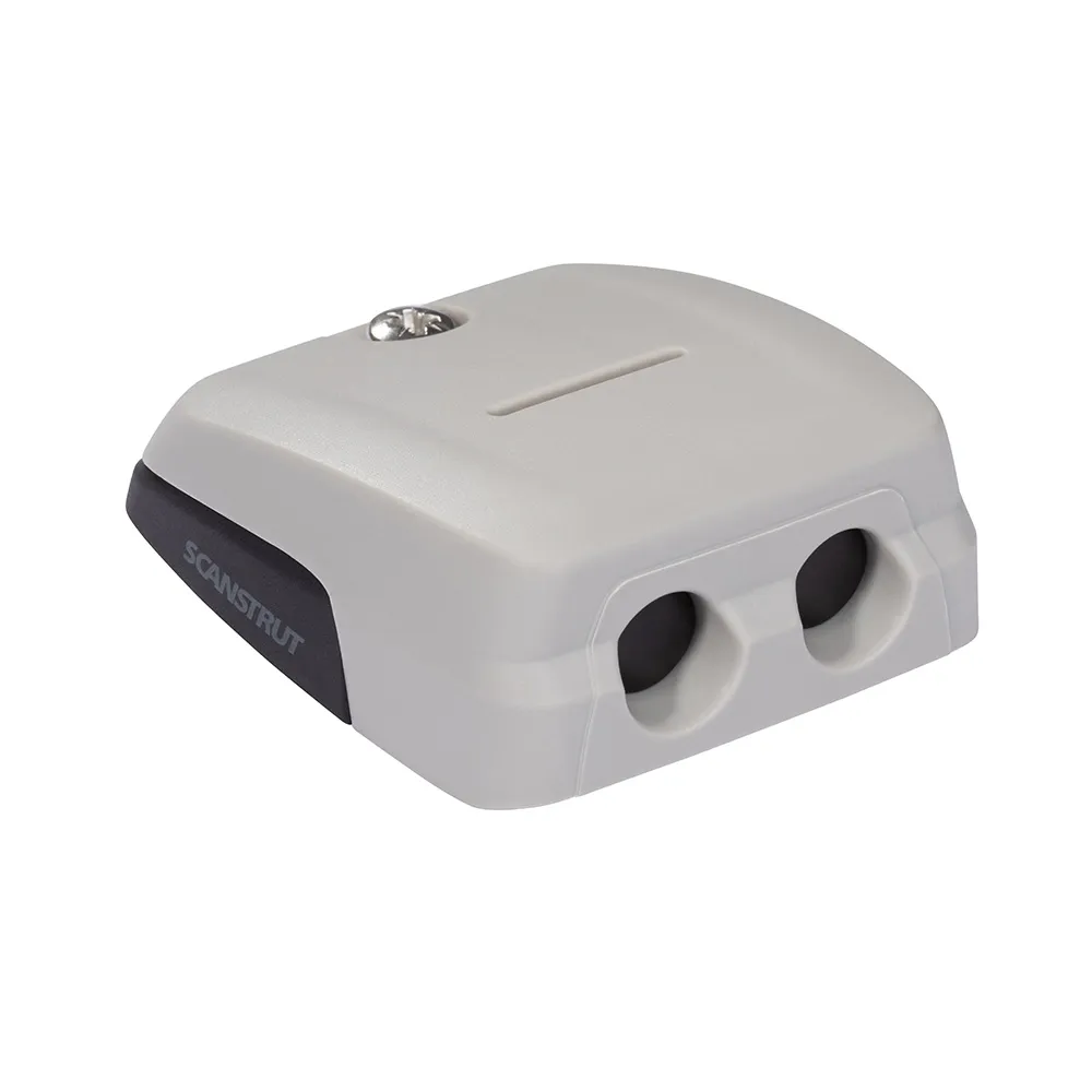 Scanstrut DS-HD10 — Scanstrut Double-Entry Cable Seal - Grey - 2 Cable Options