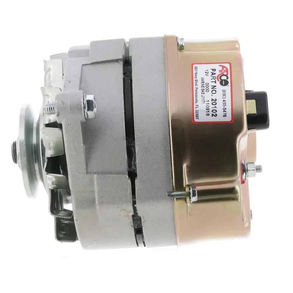 ARCO Marine 20102 — ARCO Marine 12V 70A Alternator with Single Groove Pulley