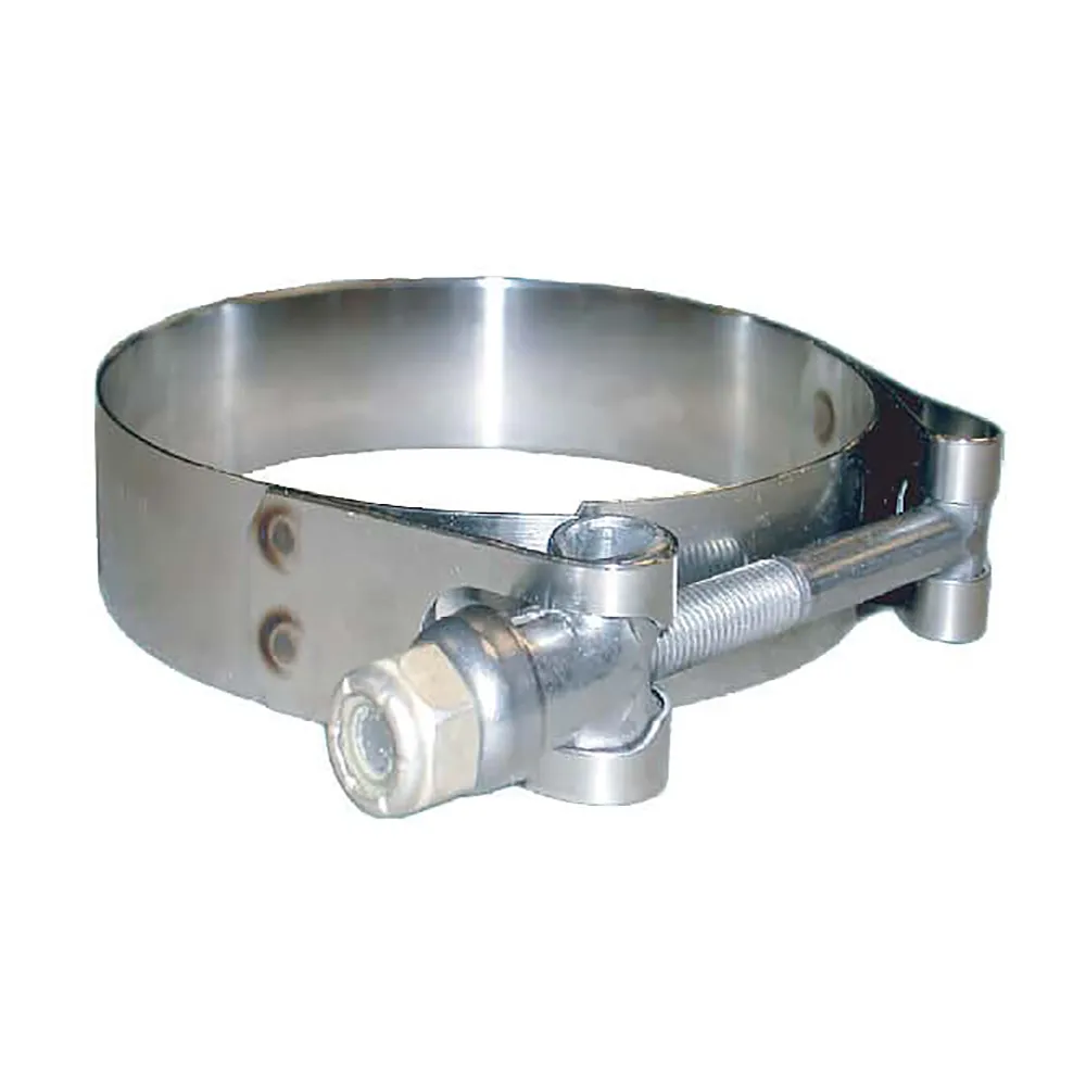 Trident Marine 720-3121 — Trident Marine 316 SS T-Bolt Clamp - 3/4" Band - 3.78"-4.09"