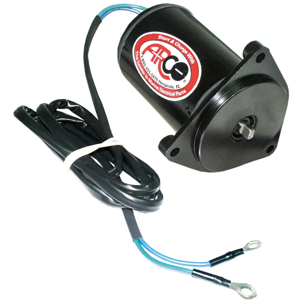 ARCO Marine 6260 — Yamaha Outboard Tilt Trim Motor - 2-Wire, 3-Bolt, Flat Blade