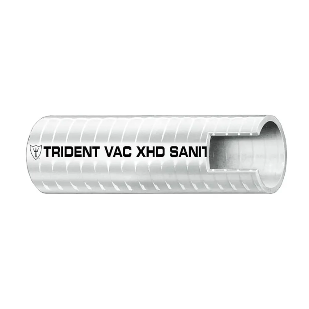 Trident Marine 148-1006 — Trident Marine 1" x 50' XHD Sanitation Hose - White