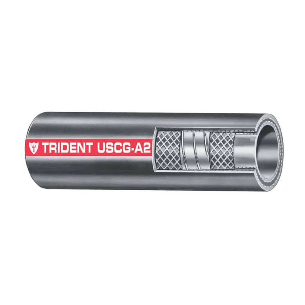 Trident Marine 327-1126 — Trident 1-1/2" x 50' A2 Marine Fuel Fill Hose